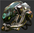 Cyber Helmet 2D Concept