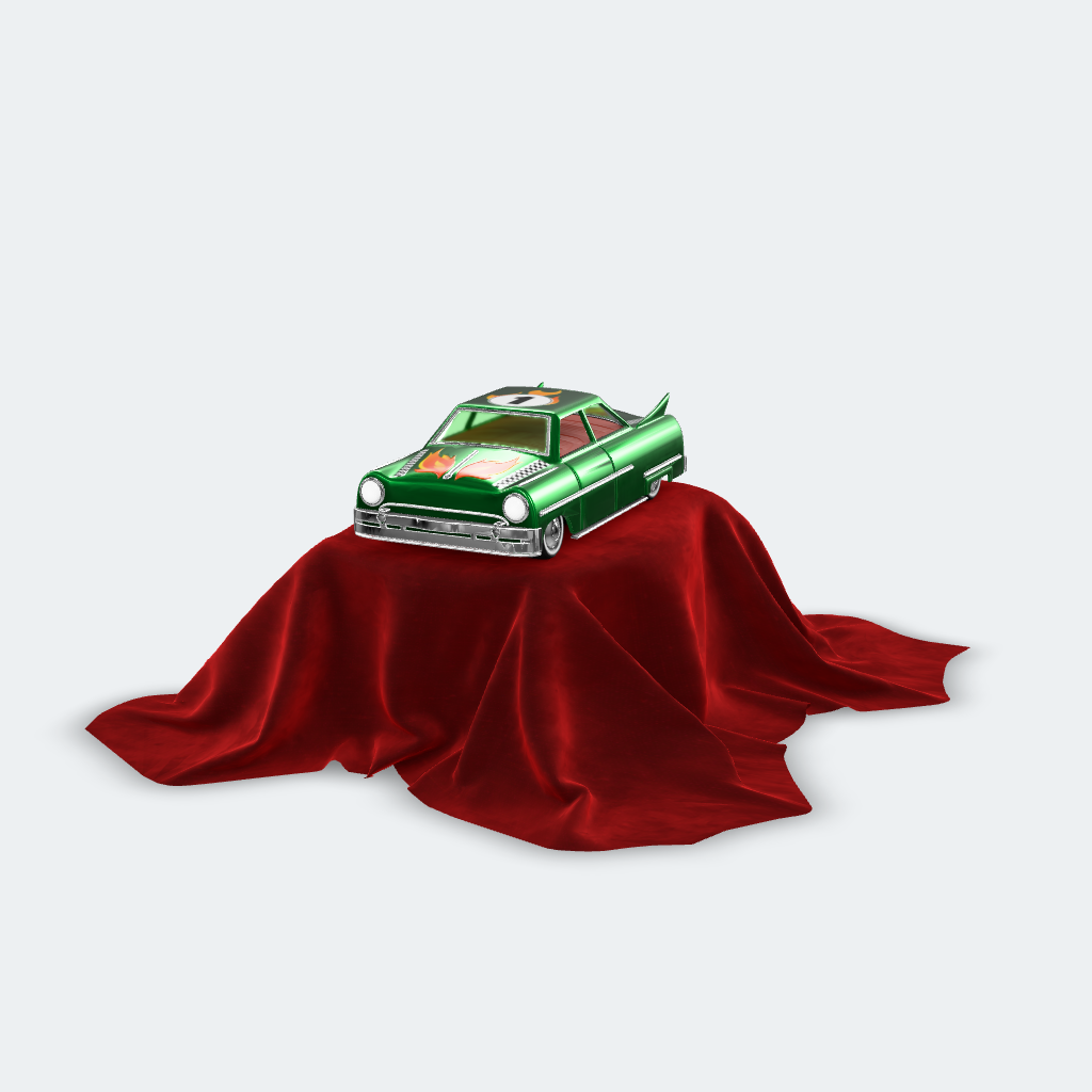 Stylized Speedster Retro Car