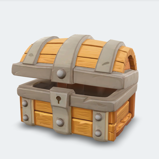 Reinforced Wooden Strongbox